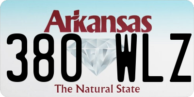 AR license plate 380WLZ