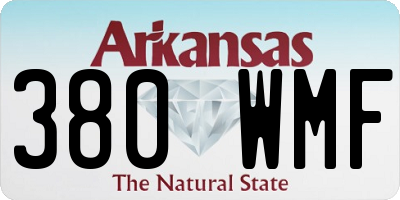 AR license plate 380WMF
