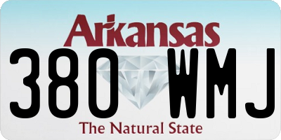 AR license plate 380WMJ