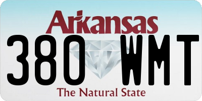 AR license plate 380WMT