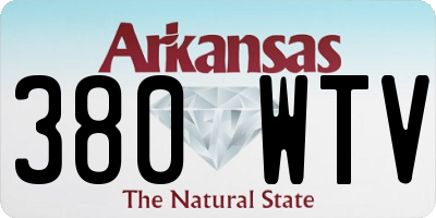 AR license plate 380WTV