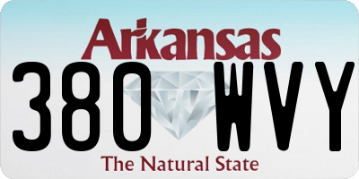 AR license plate 380WVY