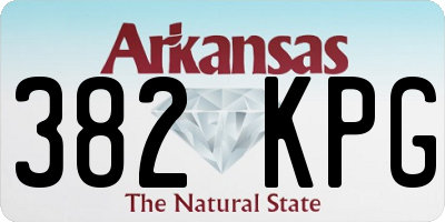 AR license plate 382KPG