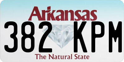 AR license plate 382KPM