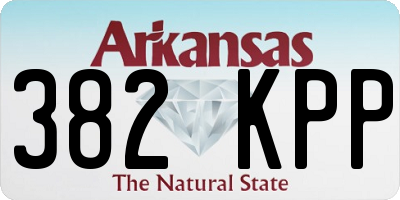 AR license plate 382KPP