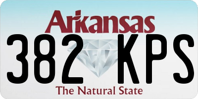 AR license plate 382KPS