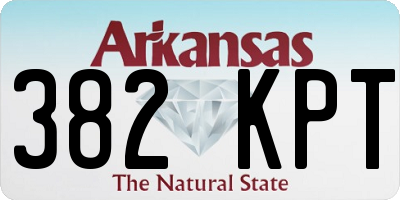 AR license plate 382KPT