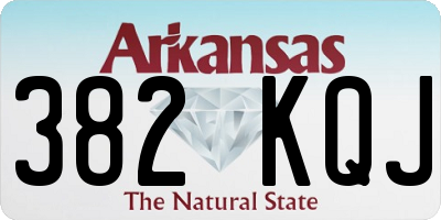 AR license plate 382KQJ