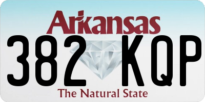 AR license plate 382KQP