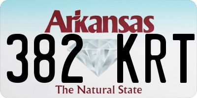 AR license plate 382KRT