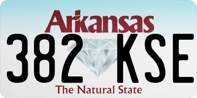 AR license plate 382KSE
