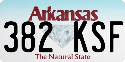 AR license plate 382KSF