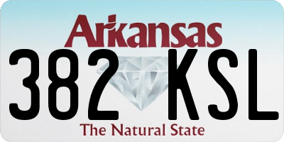 AR license plate 382KSL