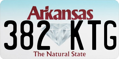 AR license plate 382KTG
