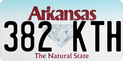 AR license plate 382KTH