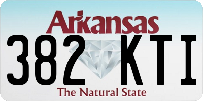 AR license plate 382KTI