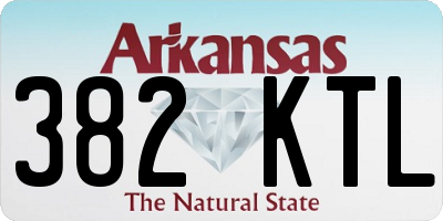 AR license plate 382KTL
