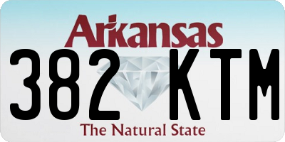 AR license plate 382KTM