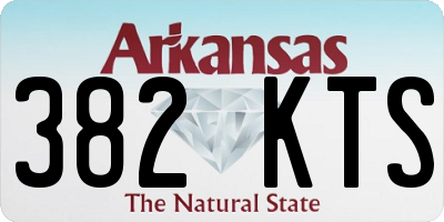 AR license plate 382KTS