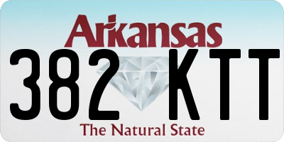 AR license plate 382KTT