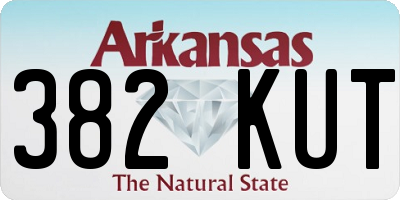 AR license plate 382KUT