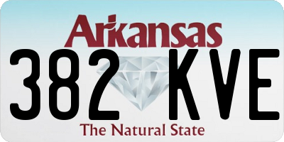 AR license plate 382KVE