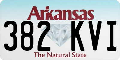 AR license plate 382KVI