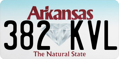 AR license plate 382KVL