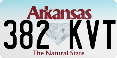 AR license plate 382KVT