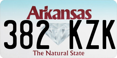 AR license plate 382KZK