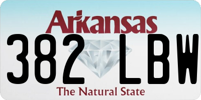 AR license plate 382LBW