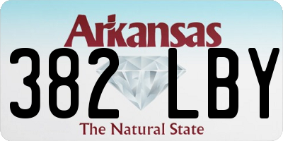 AR license plate 382LBY