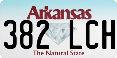 AR license plate 382LCH