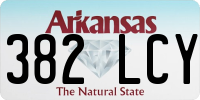 AR license plate 382LCY