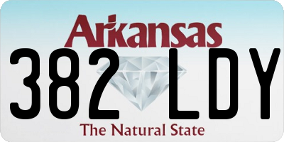 AR license plate 382LDY