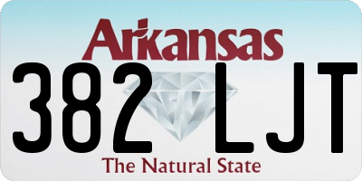 AR license plate 382LJT