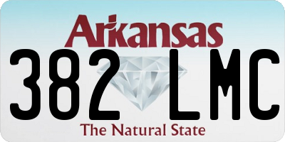 AR license plate 382LMC