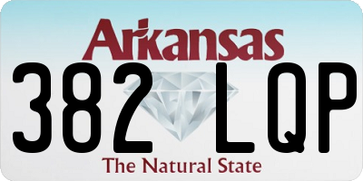 AR license plate 382LQP