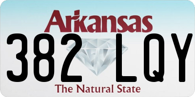 AR license plate 382LQY