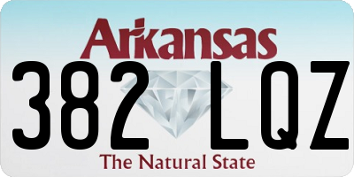 AR license plate 382LQZ