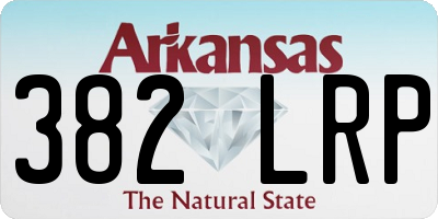 AR license plate 382LRP