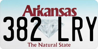 AR license plate 382LRY