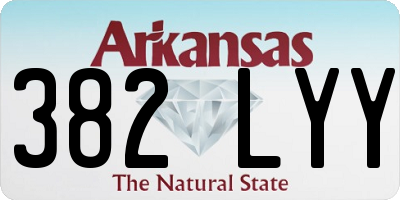AR license plate 382LYY
