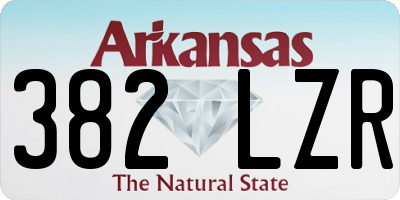 AR license plate 382LZR