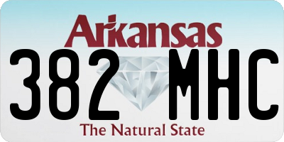 AR license plate 382MHC
