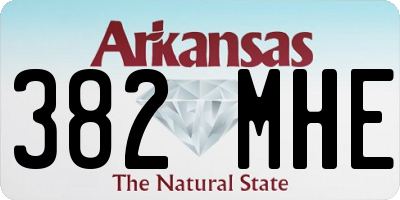 AR license plate 382MHE