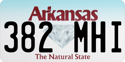 AR license plate 382MHI