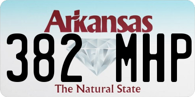 AR license plate 382MHP