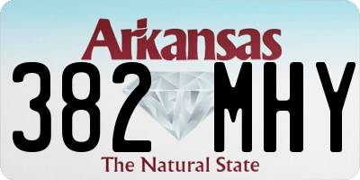 AR license plate 382MHY