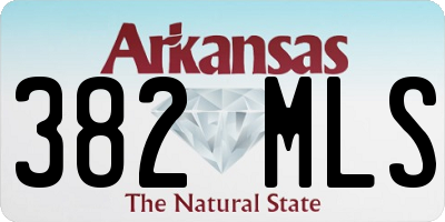 AR license plate 382MLS